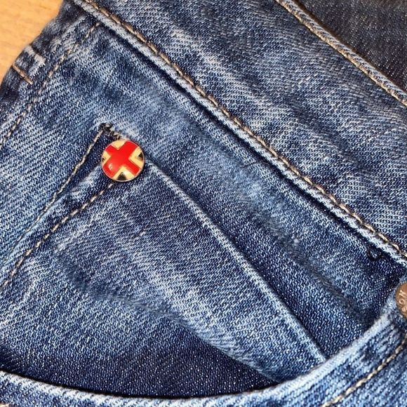 HUDSON Rolled Cuff Cropped Ankle Skinny Jeans - Picture 9 of 10